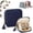 Blue, variant on Small Travel Jewelry Case, Soft Velvet Organizer Pouch for Bangles, Bracelets, Large Earrings, Beaded Necklaces, Anti-Scratch & Portable Jewelry Bag Holder for Daily Use & Gift