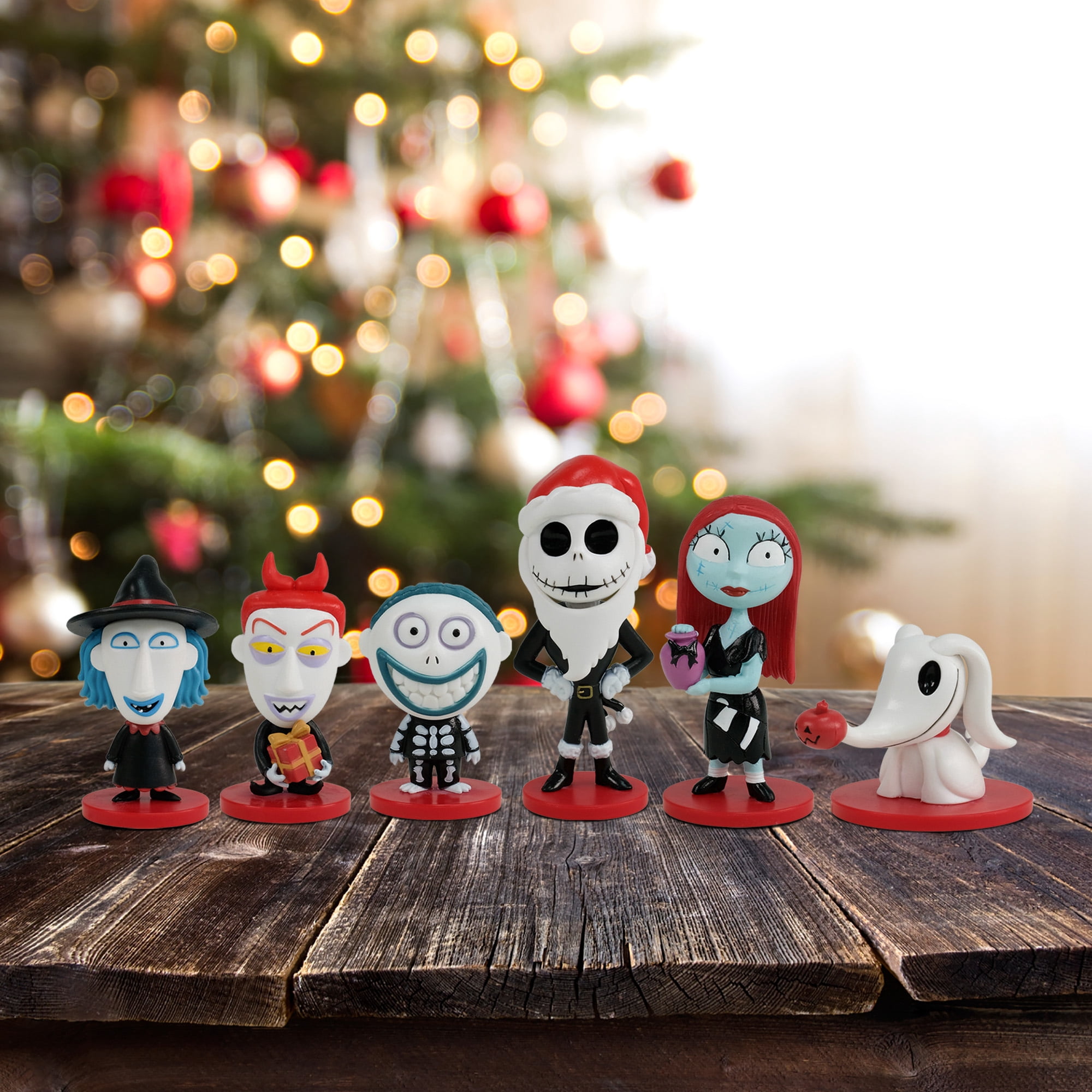 The Nightmare Before Christmas 6 Piece Figurine Toy Set