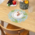 thumbnail image 5 of PGYONG Style Small Decorative Towel Embroidery Modern Placemats Plates Mats Multi-Use Towel Coffee Table Cloth Dinner Cloths, 5 of 5