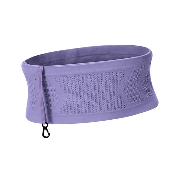 Waist Pack Bag Waist Band Bag with Lanyard Buckle Belt Bag Pouch Wallet Fanny Pack Running Belt for Hiking Climbing Workout Women Men Riding Violet M
