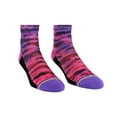 thumbnail image 3 of Purple Water Color Quarter Crew Sock, 3 of 6