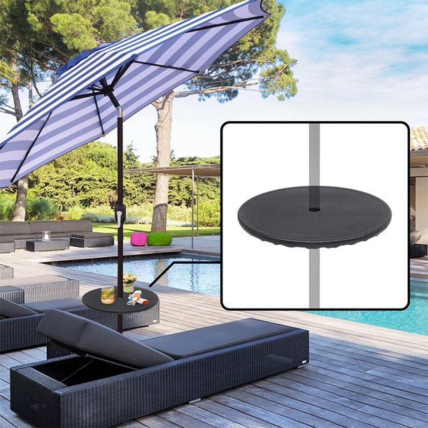 Abble Outdoor Adjustable All Weather Umbrella Table