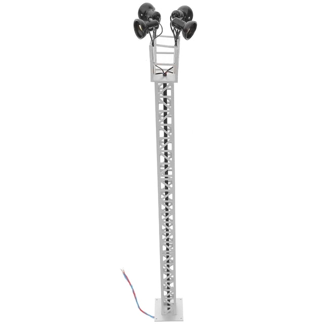 Milisten Mini Railroad Signal Light Model Sand Table Model Accessory Traffic Block Signal Model