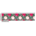 thumbnail image 2 of Scandinavian Upholstery Fabric by the Yard, Pomegranate Pattern with Chevron Style Zigzags Ornamental Fresh Fruit Design, Decorative Fabric for DIY and Home Accents, 2 Yards, Multicolor by Ambesonne, 2 of 4