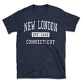 thumbnail image 1 of New London Connecticut Classic Established Men's Cotton T-Shirt, 1 of 1