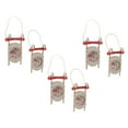 thumbnail image 3 of Led Wooden Sleigh With Cardinal Ornament (Asstd) - Set of 6, 3 of 4
