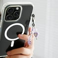 thumbnail image 3 of Stylish Cell Phone Charm with Mini Tether - Cute Decorative Pendant for Mobile Phones, Suitable for iPhone 15, , Backpack, Airpod, Wallet Decoration, Personalize Tech Gadgets, Devices, 3 of 5
