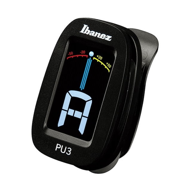 Afinador PU3-BK para Guitarra ibanez, Cromático Negro