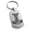 Silver, variant on Stainless Steel Thor's Hammer Mjolnir Celtic Viking Rune Engraved Dog Tag Keychain Keyring