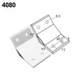 thumbnail image 1 of 135 Degree Corner Angle Bracket Connection Joint Fastener for Aluminum Profile 4080, 1 of 5