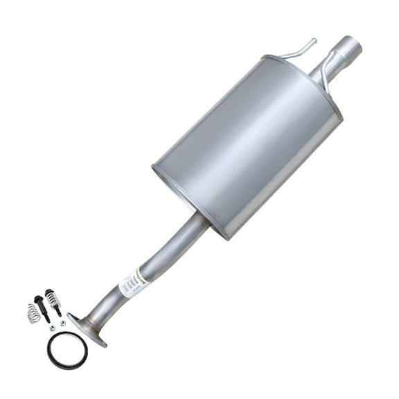 Stainless Steel Direct Fit Rear Exhaust Muffler fit: 2012-2015 Honda Civic 1.5L