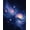 Blue, Pattern 5, variant on Flatwoven High Traffic Area Rug, Striking Planetary Celestial Motif, Non Slip, Stain Resistant, Washable Area Rugs for Living Room, Bedroom(Blue, 2X3)