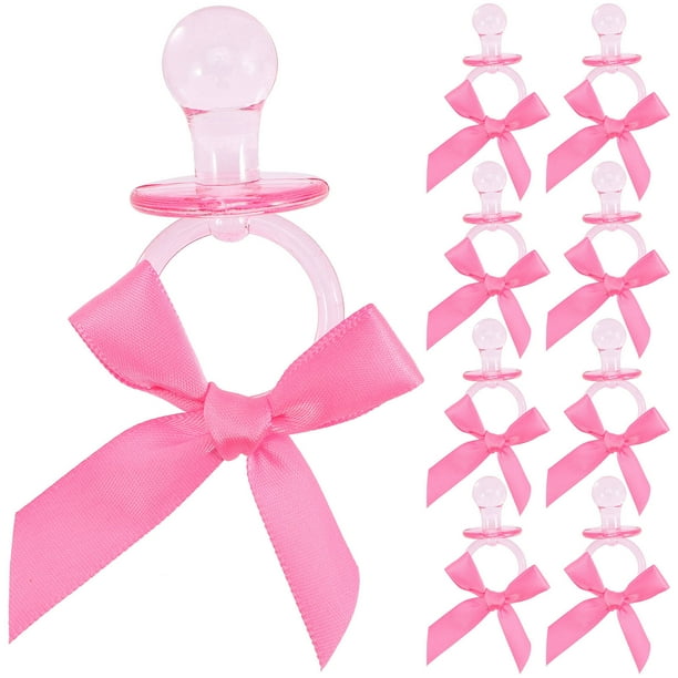 KAKOWELY 20 chupetes con lazo para bebé, recuerdos de fiesta para baby shower, premios para invitados, premios para juegos.