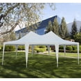 thumbnail image 2 of Outsunny 29 x 21 ft Party Tent, Wedding Tent with Sidewalls, Heavy Duty Event Tent with 2 Doors and 8 Windows, Outdoor Gazebo Tent for Party, White, 2 of 9