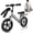 Silver-12 Inch, variant on WonderStone 12" Toddler Balance Bike with Adjustable Seat & Handlebar, No-Pedal Kids Bicycle for Walking Balance Training, Christmas & Birthday Gifts for Boys and Girls Ages 1–3, Silver