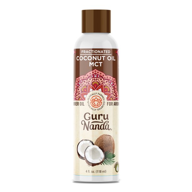 Guru Nanda Fractionated Coconut Carrier Oil, MCT, 4 fl. oz. Walmart