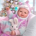thumbnail image 2 of Muñeca Bebé Mia Reborn 17 Pulgadas Sonriente Cuerpo de Tela Realista para Niñas 3 Años en Adelante, 2 of 7