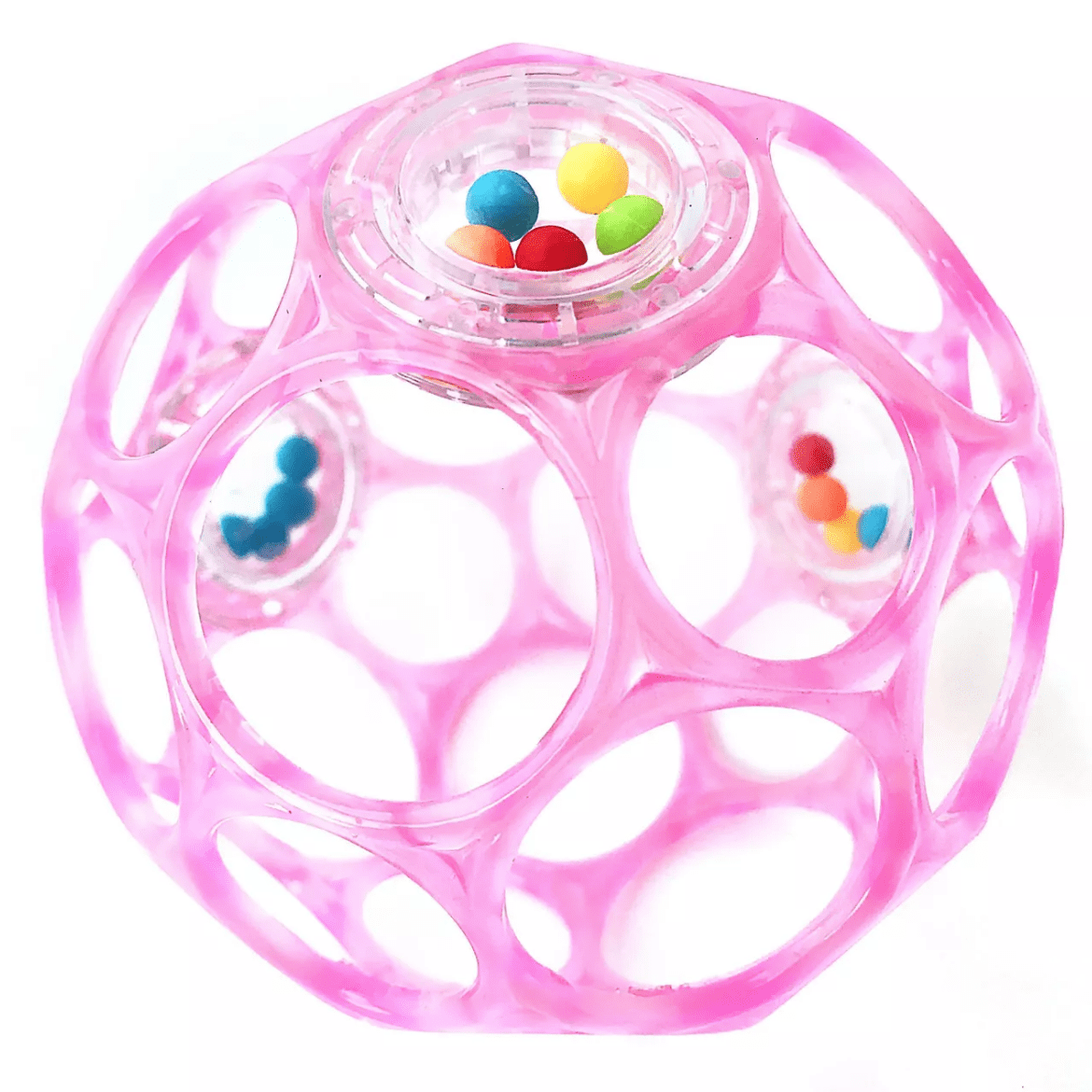 oball rattle pink