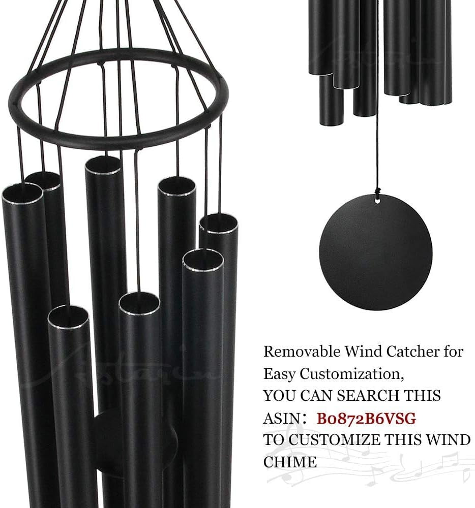Wind Chimes Outdoor Large Deep Tone,Large Chimes for Outside Tuned Relaxing Soothing Low Bass