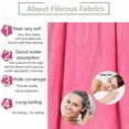 thumbnail image 5 of WALFRONT Women's Bath Wrap Set, Adjustable Bathing Bathrobe and Hair Drying Cap Spa Strapless Shower Towel Kits, 35.4 inch/90cm Length, Spa Towel,Wrap Towel, 5 of 8