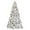 Pre-lit Warm White, variant on 7ft Prelit Flocked Christmas Tree, Frosted Artificial Christmas Tree with 500UL Lights, Pine Cones & 1124 Tips, Auto Hinged Easy Setup Full Prelighted Fake Christmas Tree