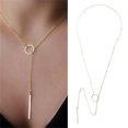 thumbnail image 1 of XWSHYW Collares Colgantes Collar de Cadena Colgante de Acero Inoxidable para Mujer, Nuevo Estilo, 2021, 1 of 2