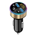 thumbnail image 1 of Adaptador USB dual para automóvil Kit Bluetooth inalámbrico QC3.1 Cargador USB rápido Transmisor FM Bluetooth manos libres, 1 of 1