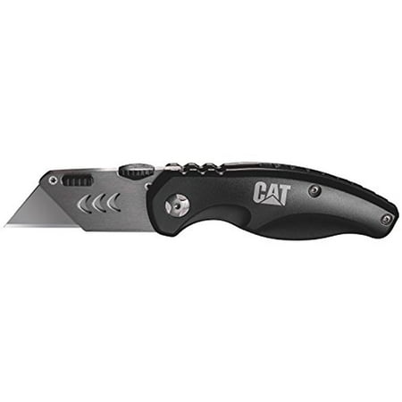 UPC: 0028907494531 | Cat Folding Utility Knife with Quick Blade Change – 980018