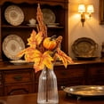 thumbnail image 2 of Halloween Sale Clearance!Fall Decorations for Home, Celebration Thanksgiving Pumpkin Maple Leaf Bouquet Artificial Pumpkin Home Festival Decoration, 2 of 8