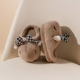 thumbnail image 2 of XXWXYD Carton Rabit Kids Slippers for Winter Warm, Soft Flat Sole Non-Slip House Shoes with Lightweight Design for Toddler Boys and Girls, 2 of 4