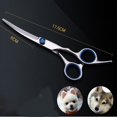 thumbnail image 2 of Pet Tools Thinning Professional Cutting Hair Stainless Steel Scissors Set Pet Grooming Straight Curved, 2 of 8