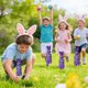 thumbnail image 5 of Simulated Moss Easter Bunny Bow Floral Foam Arranger for Vase Centerpieces 1-Pack, 5 of 6
