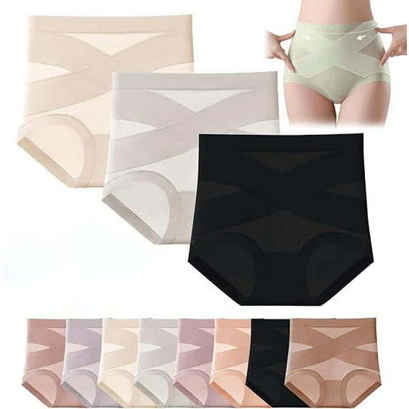 Ciracla Lushybum - Premium Comfort Leakproof Shaping Undies, Women's High Waisted Underwear Tummy Control Panties