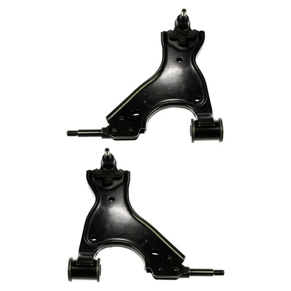 2 Pc New Suspension Kit Front Lower Control Arms with Ball Joints Passenger & Driver Side Fits select: 2009-2017 CHEVROLET TRAVERSE, 2007-2016 GMC ACADIA