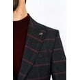 thumbnail image 2 of Jacket, Soft Textured 65% Viscon Slim Fit Brown Classic Men's Jacket, 2 of 5