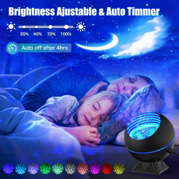 LED STARRY SKY PROJECTOR, LED NIGHT LIGHT PROJECTOR WITH BLUETOOTH