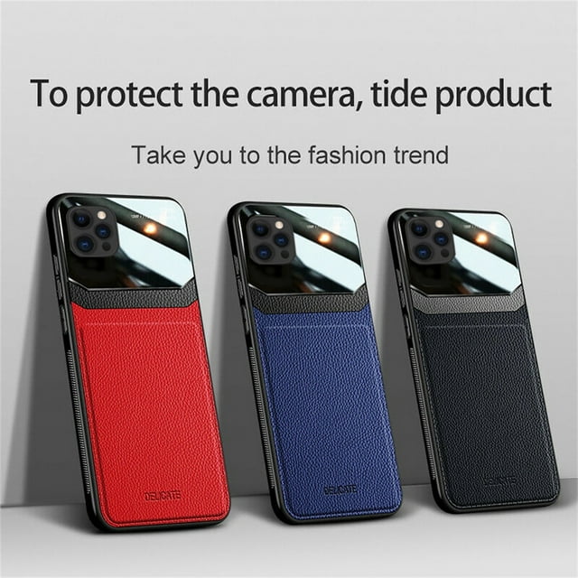 Funda Protectora Xihbxyly para 12 Mini Case Tpu Mirror Camera
