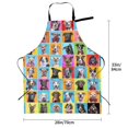 thumbnail image 5 of Lsque Cute Dogs Collage Waterproof Apron Chef Aprons for Men Heavy Duty Chemical Work Apron Extra Long Grilling Aprons with Adjustable Bib Apron, 5 of 9