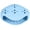 Blue, variant on Shower Steamer Holder with Suction Cups, Oimcto Non Slip Silicone Aromatherapy Holder Wall Mounted Soap Storage Rack, Hollow Out Shower Tablet Tray for Bathroom Wardrobe Drawer, Blue