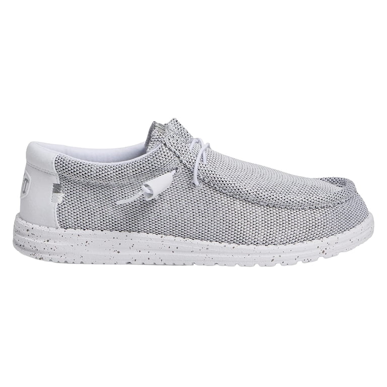 Mens Hey Dude Wally Sox Stone White Casual Shoe - Walmart.com display picture 1