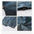 thumbnail image 3 of XIMIN Kid Boys Baggy Jeans Y2k Skater Vintage Straight Leg Plain Pants with Multiple Pockets Casual Wide Leg Loose Fit Elastic Waist Cargo Denim Jeans, 3 of 6