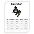 thumbnail image 2 of 3T Toddler Baby Boys Clothes Baby Boys Outfits 3-4T Baby Boys Long Sleeve Letter Print Hooded Top Camouflage Pants 2PCS Set Black, 2 of 8