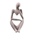 thumbnail image 3 of Estatua De Pensador De Estilo Nórdico, Figurita De Resina, Decoración Del Hogar Para Oficina, Decoración De Escritorio, Escultura Artesanal Hecha A Mano, Arte Moderno Kearding HA025179-03, 3 of 5
