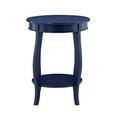 thumbnail image 3 of Bowery Hill Table d'Appoint Moderne / Contemporain en Bois, Bleu Marine, 3 of 11