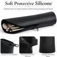 thumbnail image 5 of Mber Makeup Brush Bag, Portable Silicone Makeup Brush Case, Stand-Up Holder, Cosmetic Organizer Travel Pouch, Black, 5 of 5