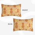 thumbnail image 4 of EasygdpPineapples Polyester Fiber Double-Sided Pillowcase,Super Soft,Comfortable And Luxurious Pillowcase,Not Easy To Break Or Deform- 20"X30", 4 of 9