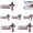 6Pcs, variant on Jinerra Blessed Jesus Edition Cross Emblem Metal Badge, 3D Raised Letter Chrome Christian Car Emblem with American Flag Design, Heavy Duty Metal Cross Badge for SUV RV Truck