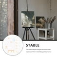 thumbnail image 4 of WHAMVOX 1 Set Wood Display Canvases Easels Set White Square Shape Triangle Structure Multi-function, 4 of 6