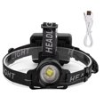thumbnail image 1 of Linterna frontal portátil para exteriores con luz LED frontal con carga USB para ciclismo y Camping, 1 of 9