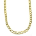 thumbnail image 1 of 14K Gold Plated 24" 5 Mm Wide Cuban Link Chain Necklace W/ Lobster Clasp, 1 of 1